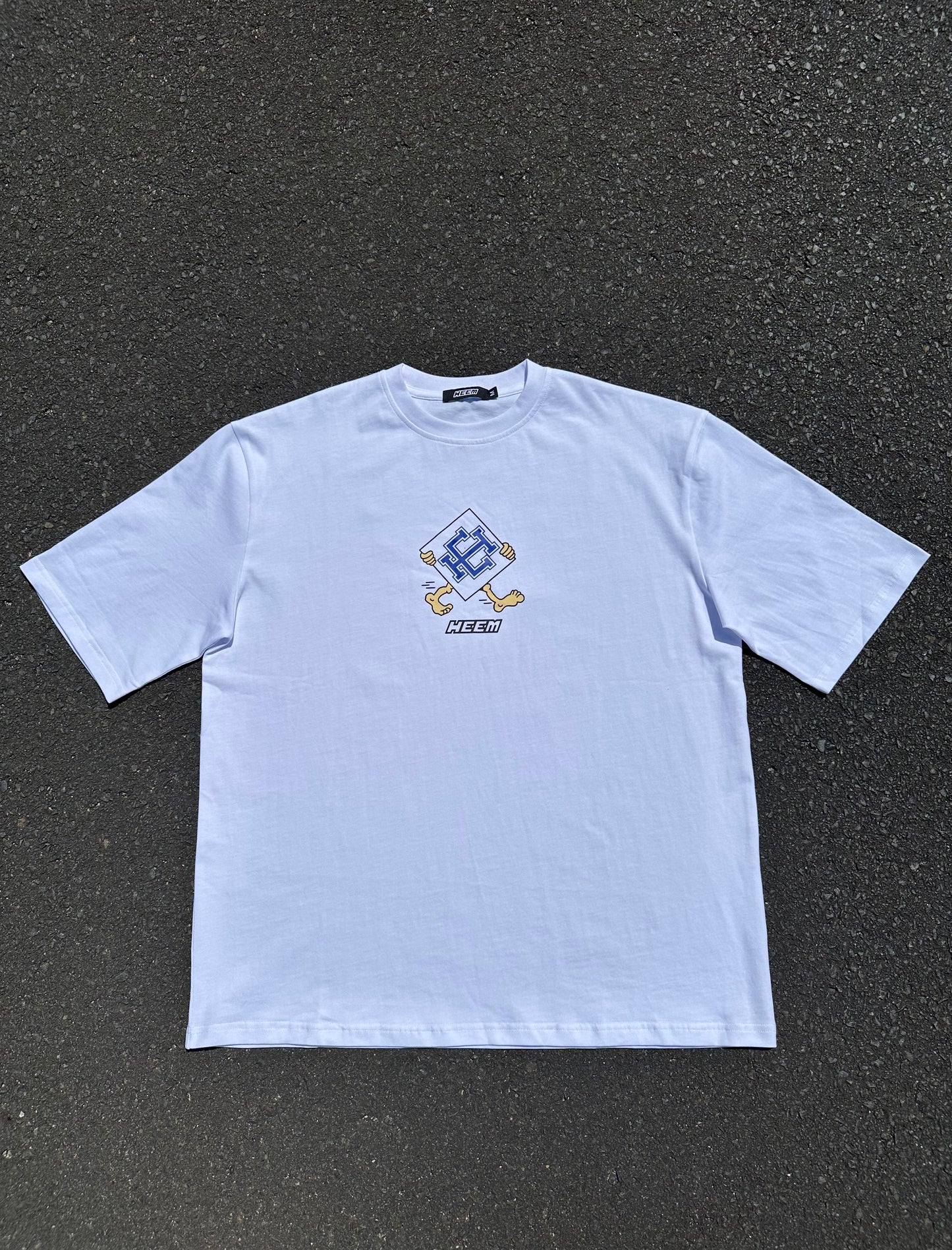 Blue & White ‘Sign Man’ Tee